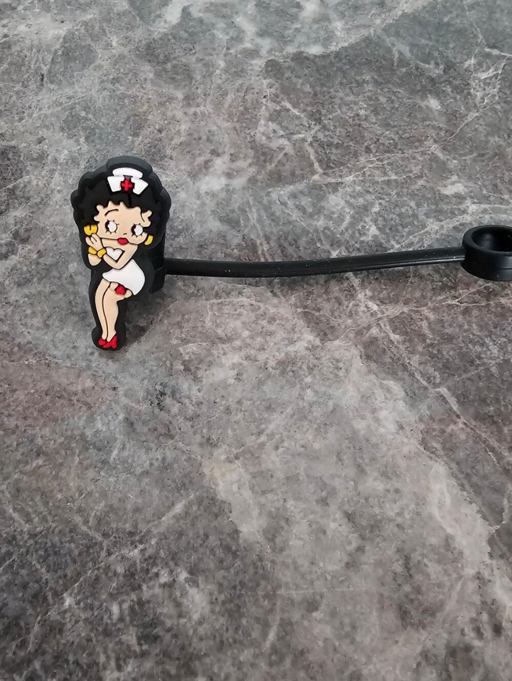 NWT Betty Boop Reusable Straw Cover Accessory